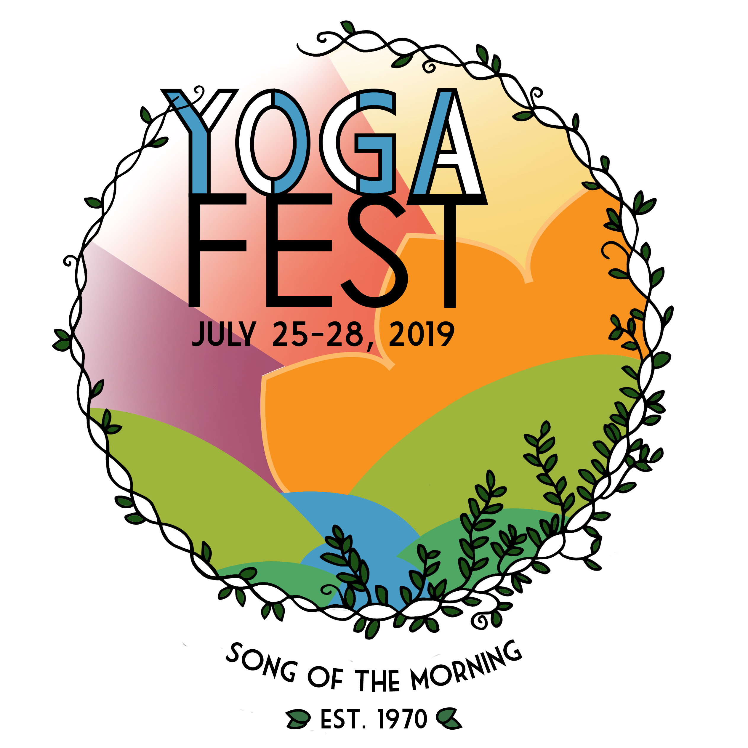 Past YogaFest Logo from 2019