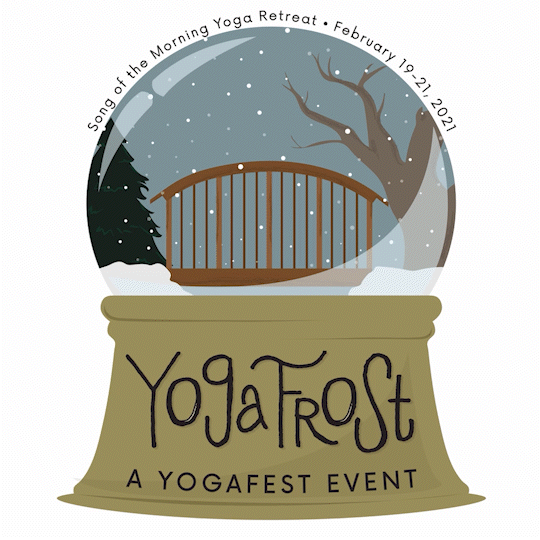 GIF of YogaFrost logo